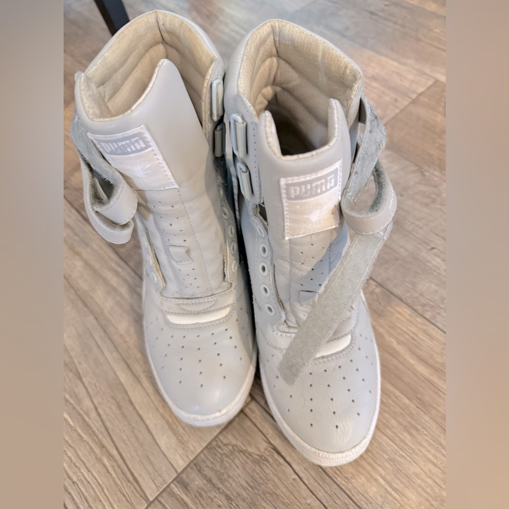 Puma vintage genuine leather platform sneaker
